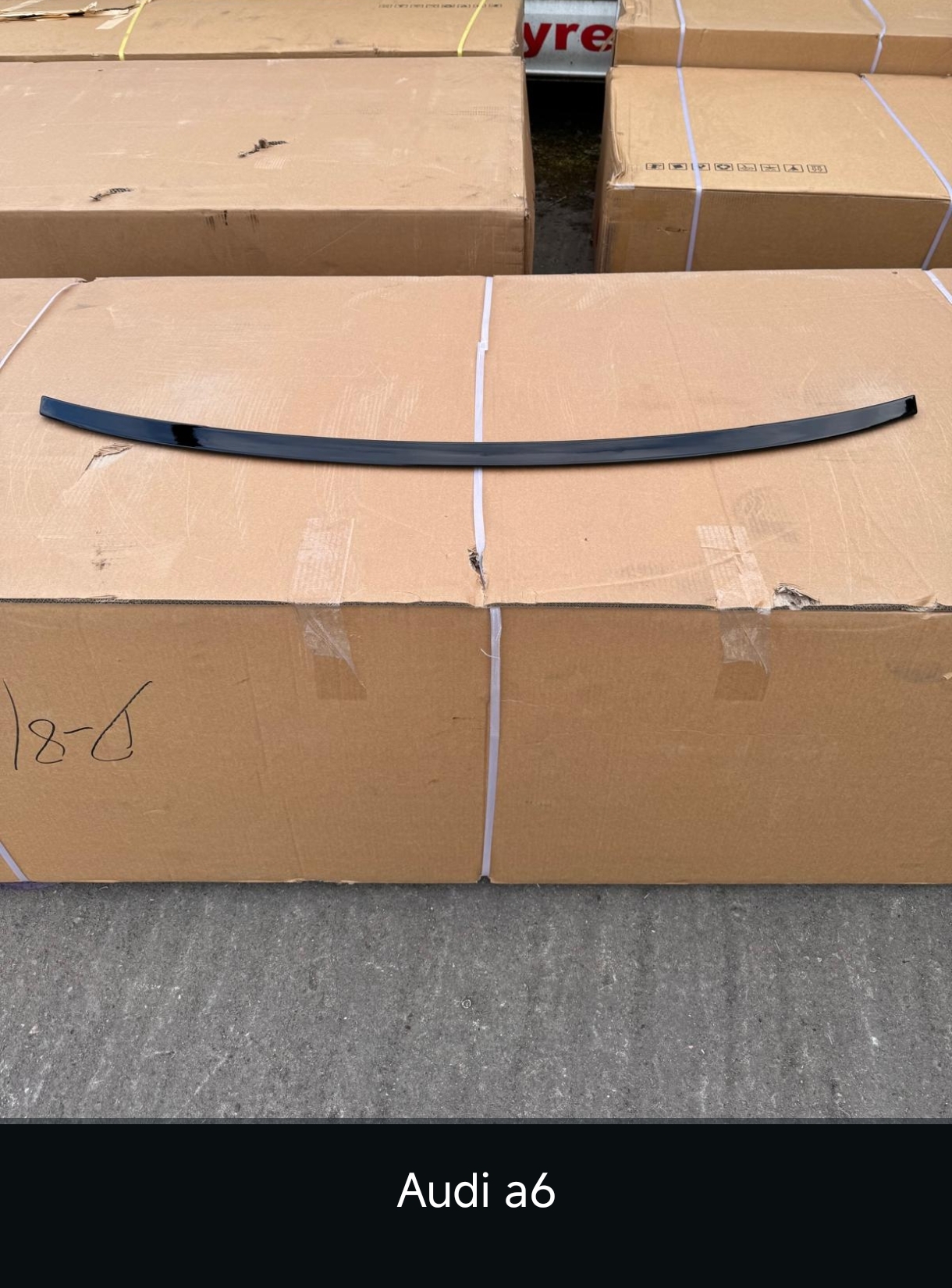 Slim Lip Spoiler — Gloss Black