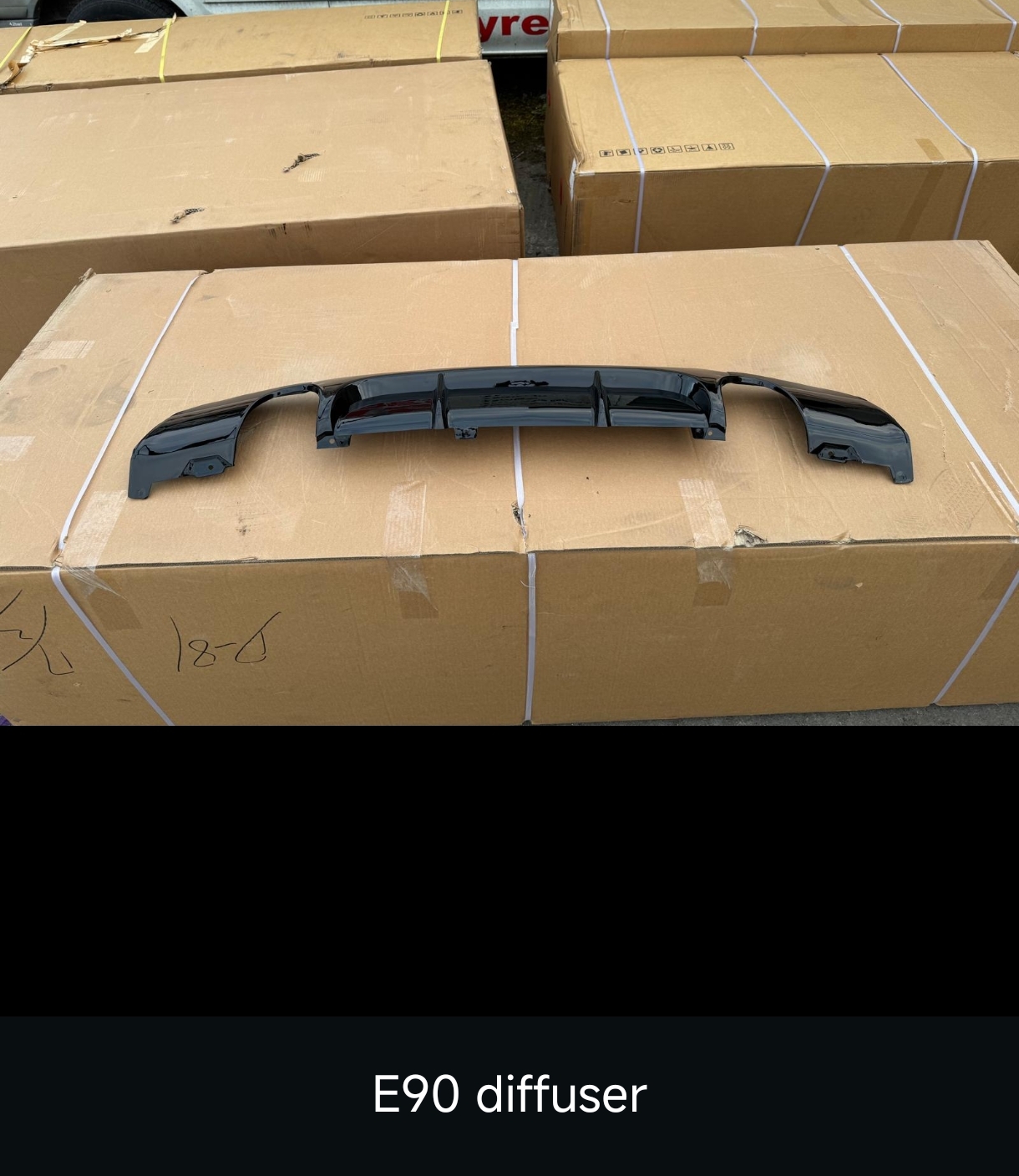 M-Sport Rear Diffuser — Gloss Black