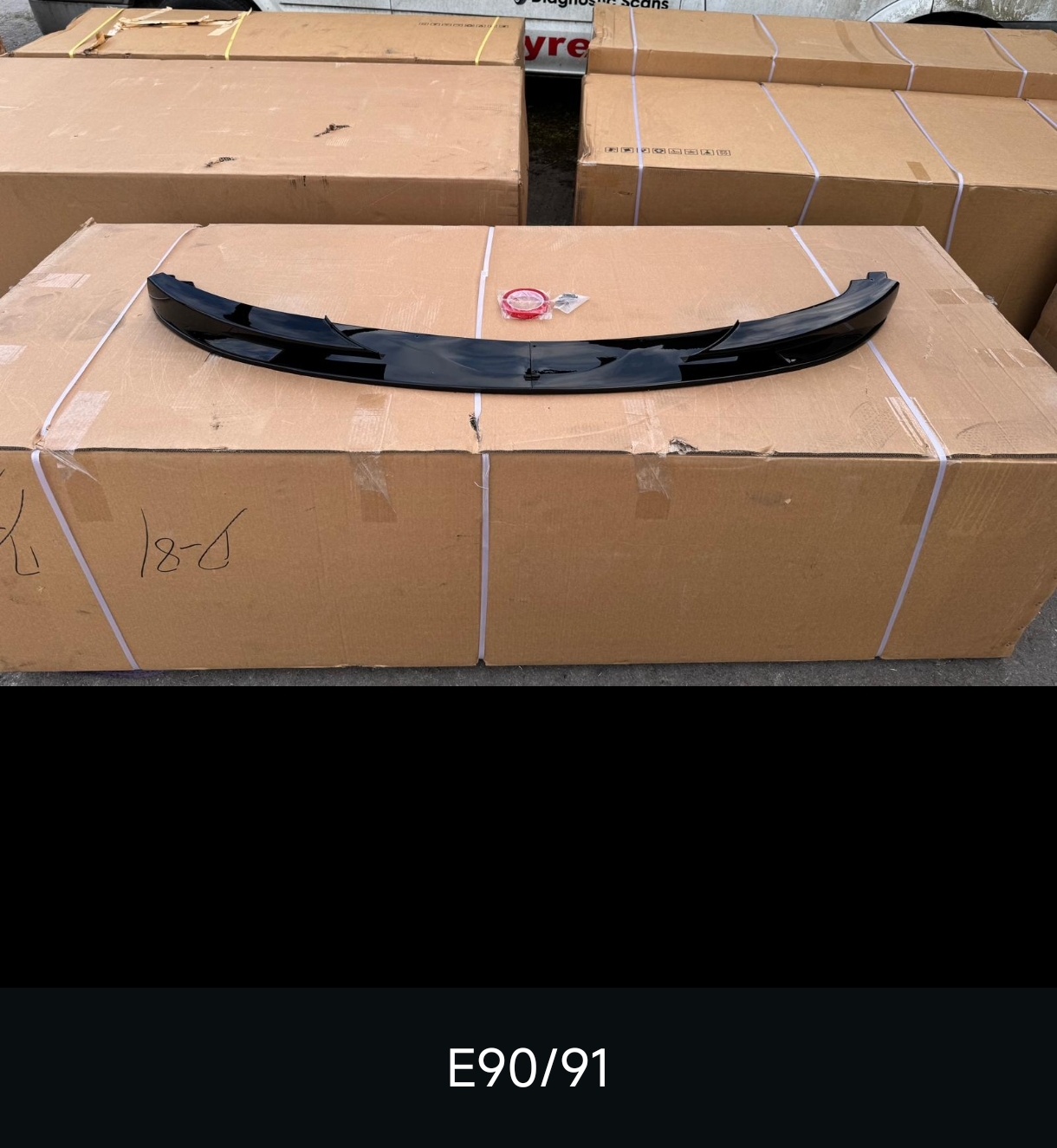 Rear Spoiler Lip — Gloss Black