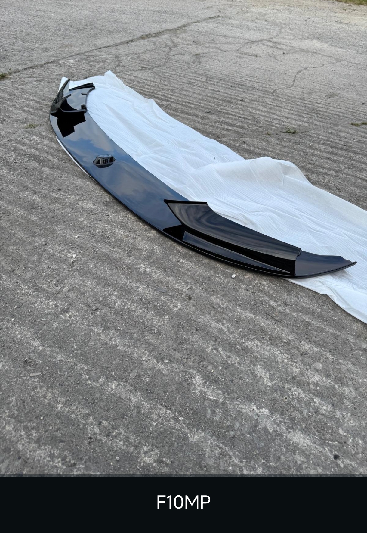 M Performance Front Splitter Lip — Gloss Black